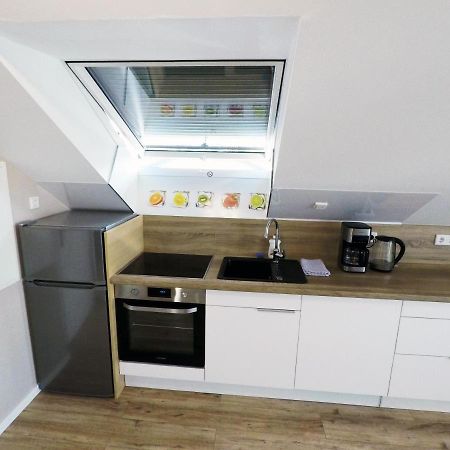 -Neubau- 30Qm Dach-Apartment Fulda Bagian luar foto