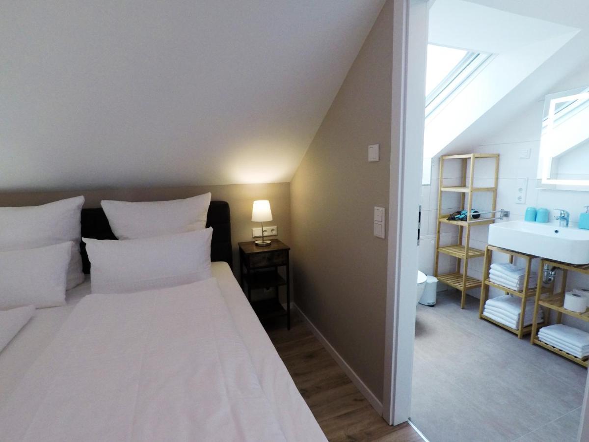 -Neubau- 30Qm Dach-Apartment Fulda Bagian luar foto